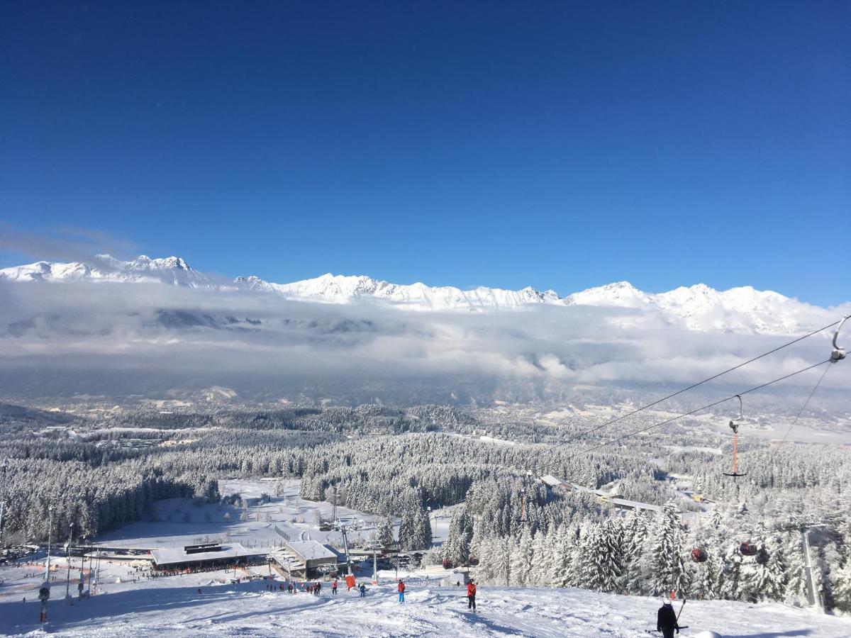 Apartment Wiesenhof - Natur & Weitblick Ueber Innsbruck - Ladestation Fuer Elektroautos Esterno foto